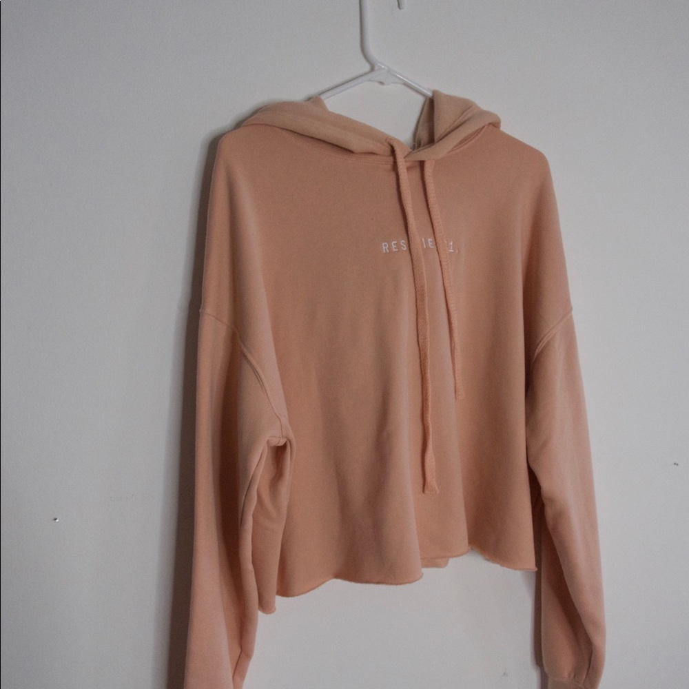 ***resilient1wear cropped hoodie***